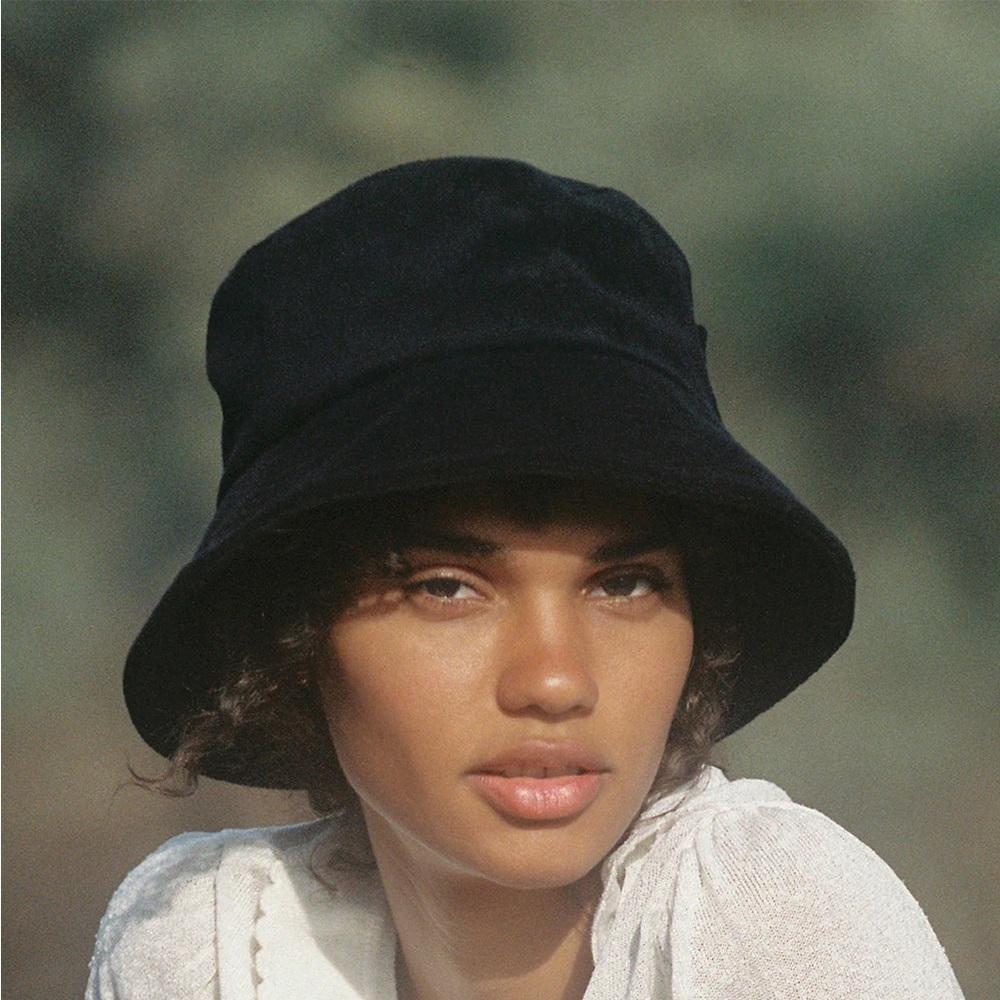 Lack of Color Wave Bucket Hat in Black Terry
